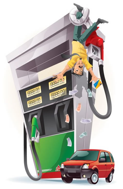 El precio por el litro de la gasolina 95 novosibirsk